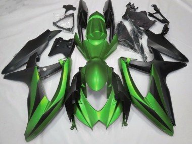 Matte Green No R 2008-2010 GSXR 600-750 Motorcycle Fairing