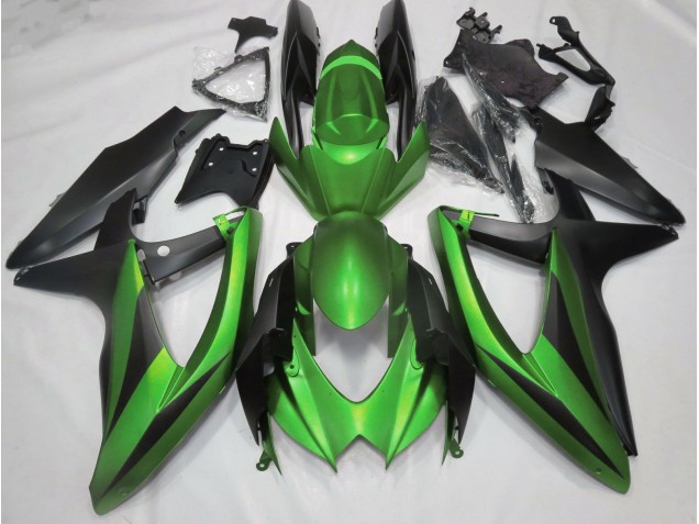 Matte Green No R 2008-2010 GSXR 600-750 Motorcycle Fairing Matte Green No R 2008-2010 GSXR 600-750 Motorcycle Fairing