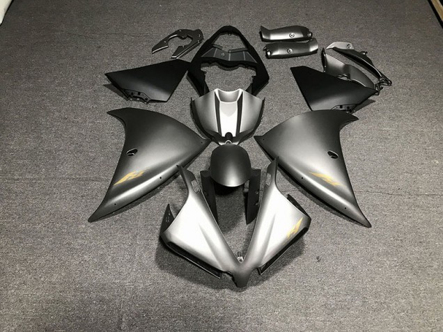 Matte Grey 2012-2014 R1 Motorcycle Fairing Matte Grey 2012-2014 R1 Motorcycle Fairing