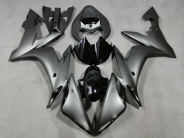 Matte Grey & Gloss Black 2004-2006 R1 Motorcycle Fairing Matte Grey & Gloss Black 2004-2006 R1 Motorcycle Fairing