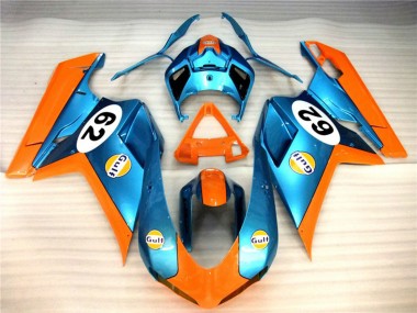 Matte Gulf 2007-2014 Ducati 848 1098 1198 Motorcycle Fairing