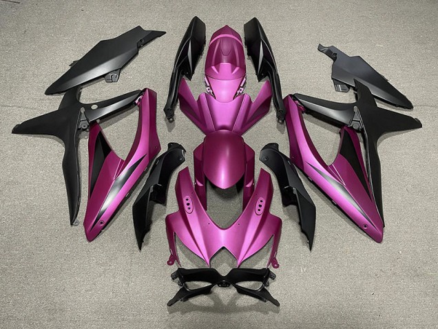 Matte Pink No R 2008-2010 GSXR 600-750 Motorcycle Fairing Matte Pink No R 2008-2010 GSXR 600-750 Motorcycle Fairing