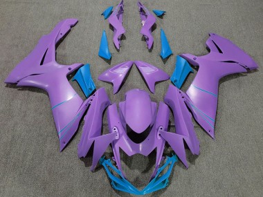 Matte Purple & Blue 2011-2024 GSXR 600-750 Motorcycle Fairing