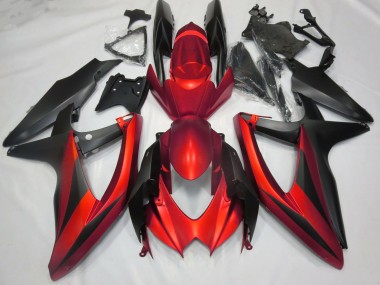 Matte Red No R 2008-2010 GSXR 600-750 Motorcycle Fairing