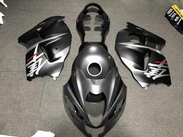 Matte Silver / Black 1997-2007 GSXR 1300 Hayabusa Motorcycle Fairing Matte Silver / Black 1997-2007 GSXR 1300 Hayabusa Motorcycle Fairing