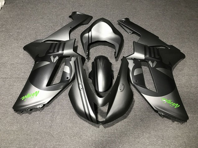 Matte Silver & Skull 2007-2008 ZX6R Motorcycle Fairing Matte Silver & Skull 2007-2008 ZX6R Motorcycle Fairing