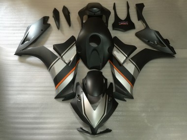 Matte Silver and Black 2012-2016 CBR1000RR Motorcycle Fairing