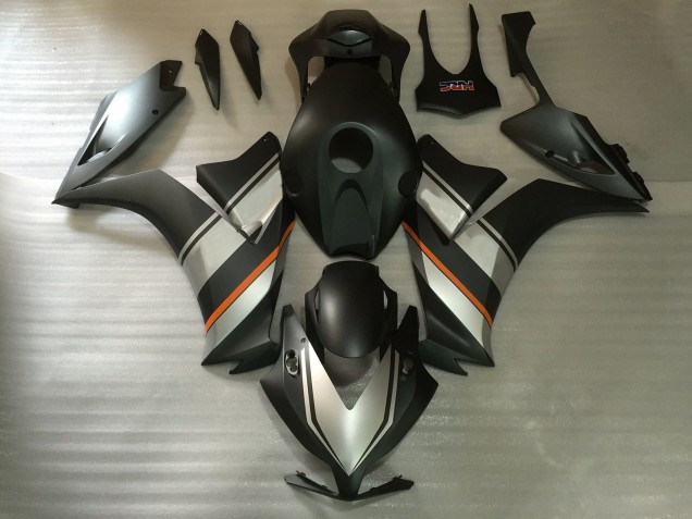 Matte Silver and Black 2012-2016 CBR1000RR Motorcycle Fairing Matte Silver and Black 2012-2016 CBR1000RR Motorcycle Fairing