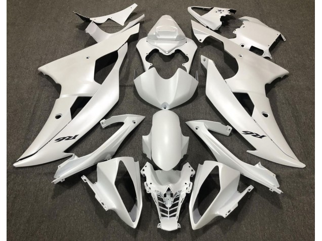 Matte White 2008-2016 R6 Motorcycle Fairing Matte White 2008-2016 R6 Motorcycle Fairing