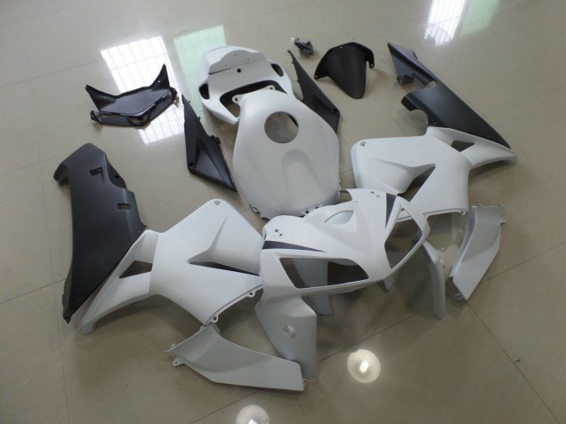 Matte White and Black 2005-2006 CBR600RR Motorcycle Fairing Matte White and Black 2005-2006 CBR600RR Motorcycle Fairing