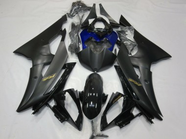 Matte and Blue 2008-2016 R6 Motorcycle Fairing