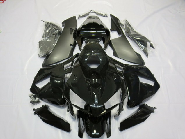 Matte and Gloss Black 2005-2006 CBR600RR Motorcycle Fairing Matte and Gloss Black 2005-2006 CBR600RR Motorcycle Fairing
