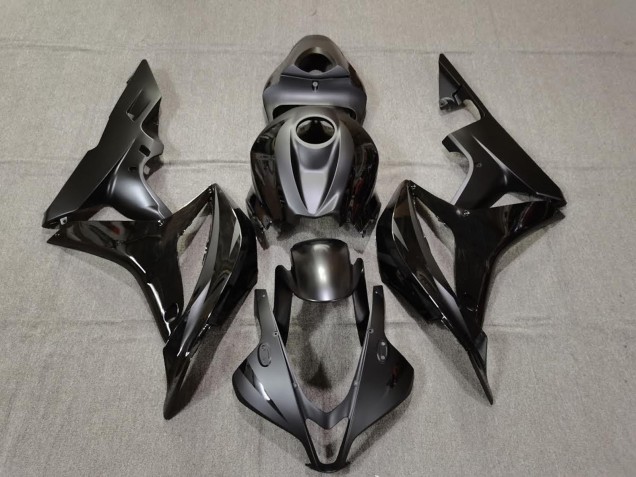 Matte and Gloss Black 2007-2008 CBR600RR Motorcycle Fairing Matte and Gloss Black 2007-2008 CBR600RR Motorcycle Fairing