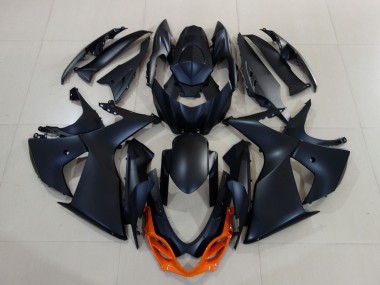 Matte and Orange 2009-2016 GSXR 1000 Motorcycle Fairing