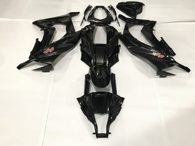 Metallic Black 2009-2012 ZX6R Motorcycle Fairing Metallic Black 2009-2012 ZX6R Motorcycle Fairing