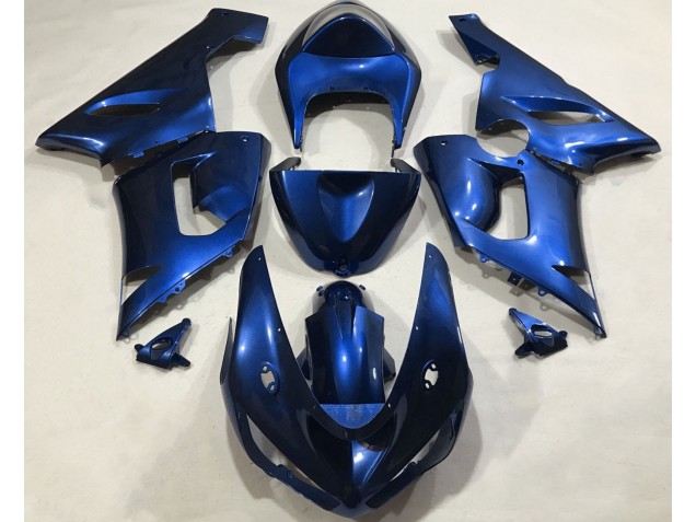 Metallic Blue 2005-2006 ZX6R Motorcycle Fairing Metallic Blue 2005-2006 ZX6R Motorcycle Fairing