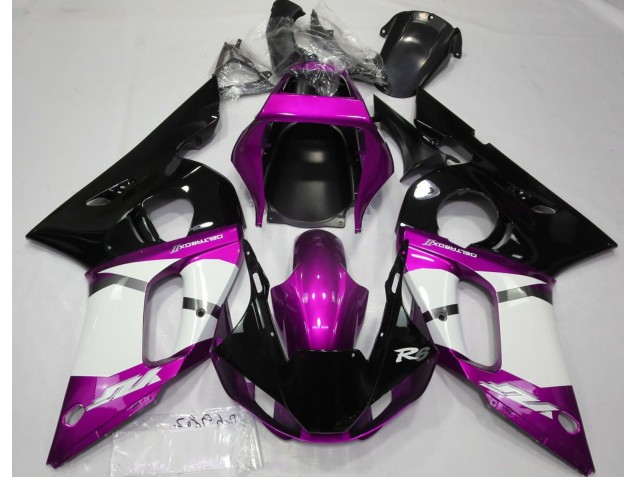 Metallic Pink 1998-2002 R6 Motorcycle Fairing Metallic Pink 1998-2002 R6 Motorcycle Fairing