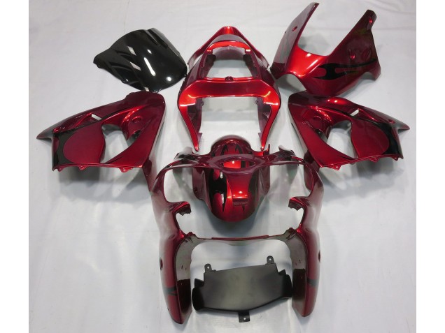 Metallic Red 2000-2002 ZX6R Motorcycle Fairing Metallic Red 2000-2002 ZX6R Motorcycle Fairing