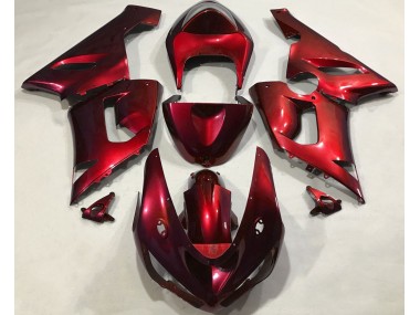 Metallic Red 2005-2006 ZX6R Motorcycle Fairing