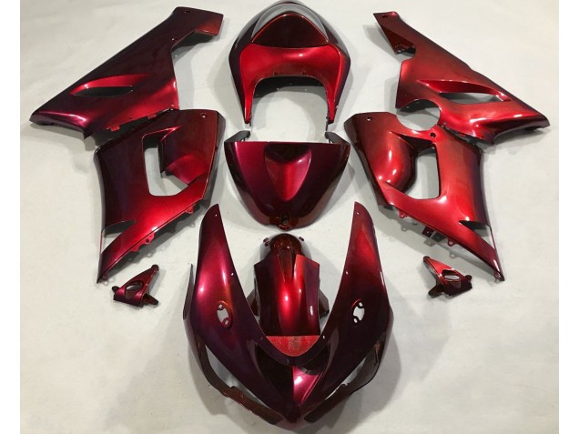 Metallic Red 2005-2006 ZX6R Motorcycle Fairing Metallic Red 2005-2006 ZX6R Motorcycle Fairing