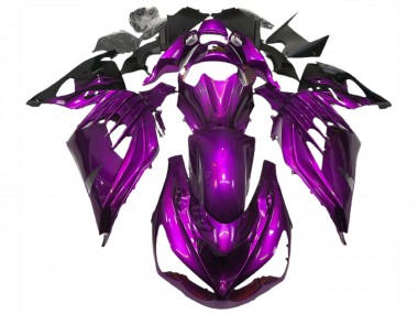 Mood Purple Gloss 2012-2021 ZX14R Motorcycle Fairing