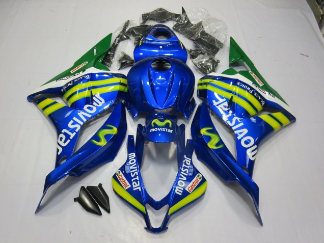 Movistar 2009-2012 CBR600RR Motorcycle Fairing Movistar 2009-2012 CBR600RR Motorcycle Fairing