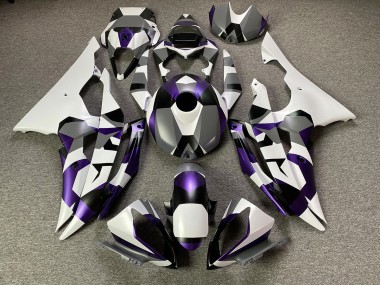 Mystic Purple Snow Camo 2008-2016 R6 Motorcycle Fairing