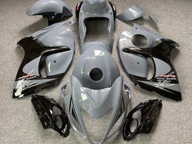 Nardo Grey & Black 2008-2020 GSXR 1300 Hayabusa Motorcycle Fairing