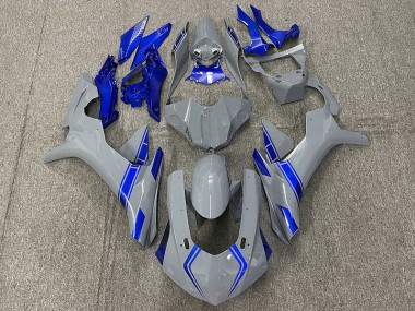 Nardo Grey & Blue Accents 2015-2019 R1 Motorcycle Fairing