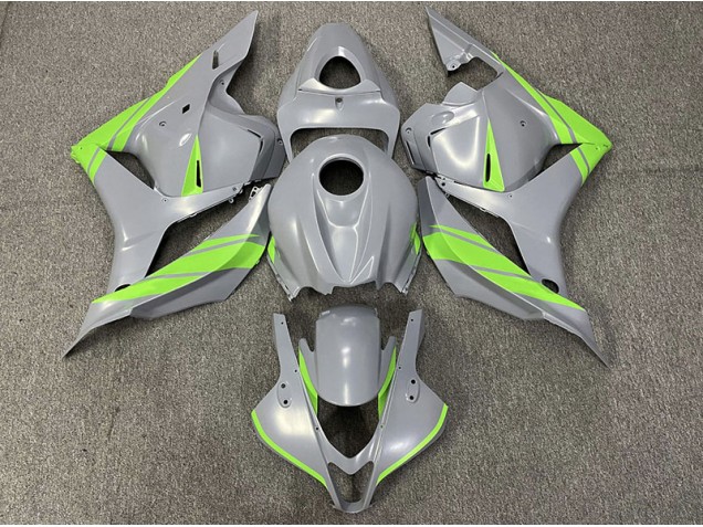 Nardo Grey and Green 2009-2012 CBR600RR Motorcycle Fairing Nardo Grey and Green 2009-2012 CBR600RR Motorcycle Fairing
