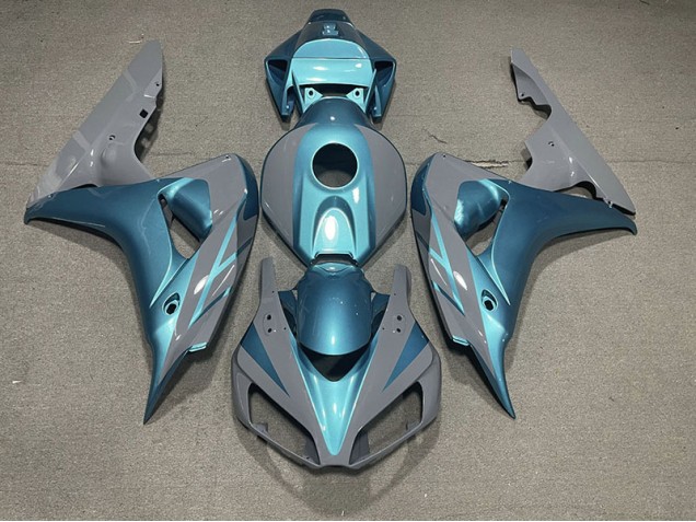 Nardo Grey and Light Blue 2006-2007 CBR1000RR Motorcycle Fairing Nardo Grey and Light Blue 2006-2007 CBR1000RR Motorcycle Fairing