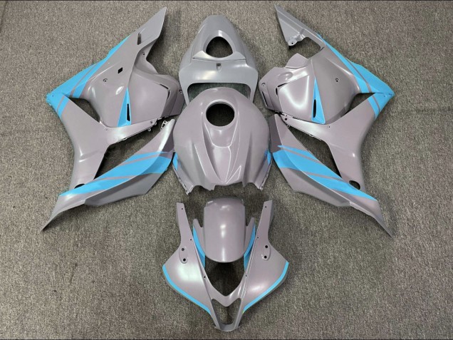 Nardo Grey and Light Blue 2009-2012 CBR600RR Motorcycle Fairing Nardo Grey and Light Blue 2009-2012 CBR600RR Motorcycle Fairing