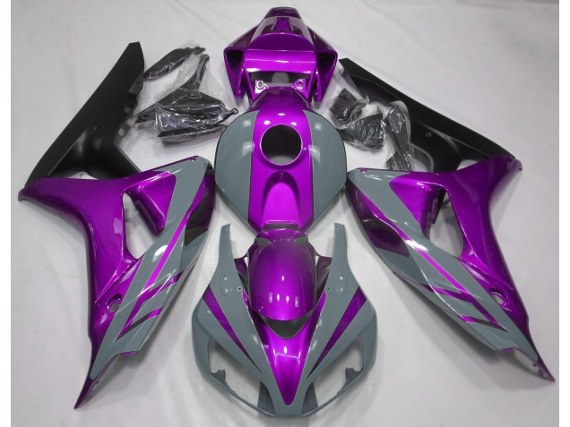 Nardo Grey and Purple 2006-2007 CBR1000RR Motorcycle Fairing Nardo Grey and Purple 2006-2007 CBR1000RR Motorcycle Fairing