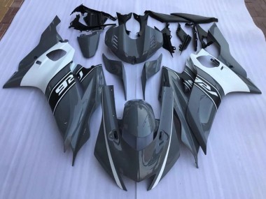 Nardo Grey and White 2017-2021 R6 Motorcycle Fairing