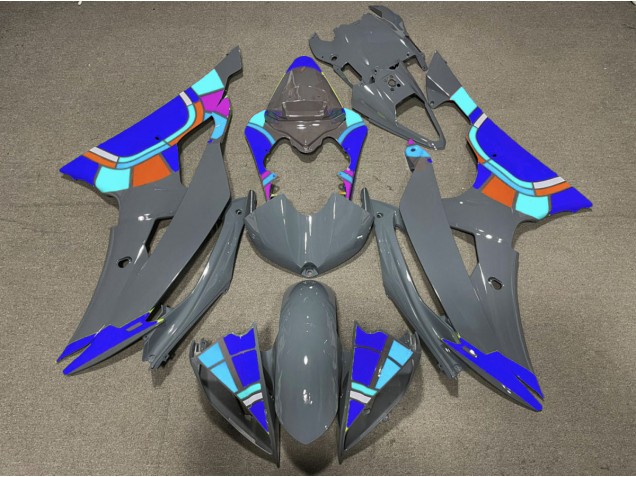 Nardo and Blue Design 2008-2016 R6 Motorcycle Fairing Nardo and Blue Design 2008-2016 R6 Motorcycle Fairing