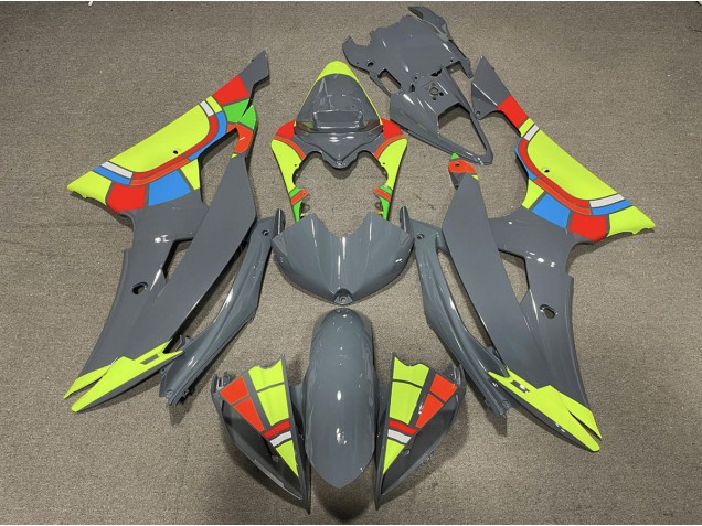 Nardo and High Viz Yellow Design 2008-2016 R6 Motorcycle Fairing Nardo and High Viz Yellow Design 2008-2016 R6 Motorcycle Fairing