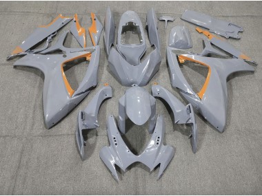 Nardo and Orange Trim 2006-2007 GSXR 600-750 Motorcycle Fairing