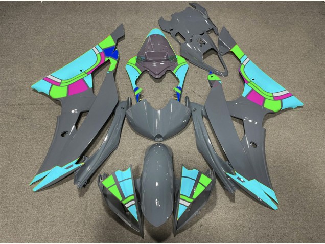 Nardo and Teal Design 2008-2016 R6 Motorcycle Fairing Nardo and Teal Design 2008-2016 R6 Motorcycle Fairing