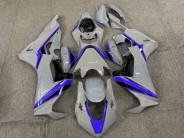 Nardo with Blue Stripes 2017-2023 CBR1000RR Motorcycle Fairing