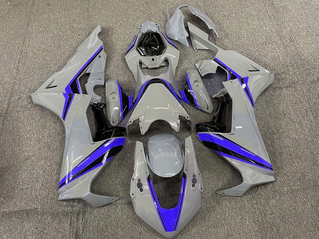 Nardo with Blue Stripes 2017-2023 CBR1000RR Motorcycle Fairing Nardo with Blue Stripes 2017-2023 CBR1000RR Motorcycle Fairing