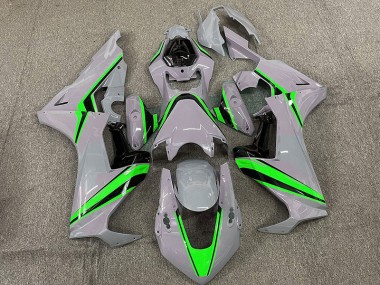 Nardo with Green Stripes 2017-2023 CBR1000RR Motorcycle Fairing