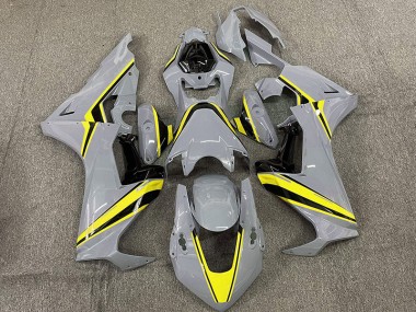Nardo with Yellow Stripes 2017-2023 CBR1000RR Motorcycle Fairing
