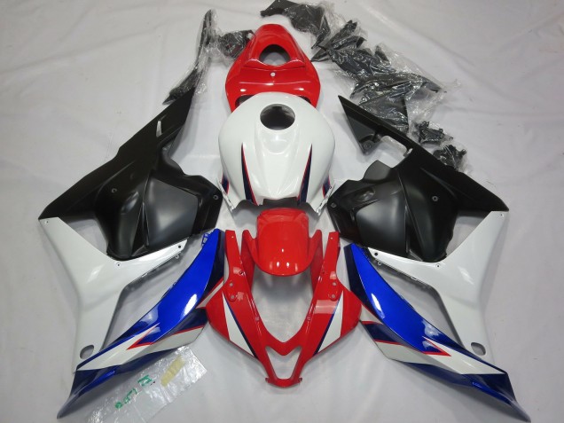 OEM Style Black White Red and Blue 2009-2012 CBR600RR Motorcycle Fairing OEM Style Black White Red and Blue 2009-2012 CBR600RR Motorcycle Fairing