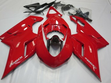 OEM Style Gloss Red 2007-2014 Ducati 848 1098 1198 Motorcycle Fairing