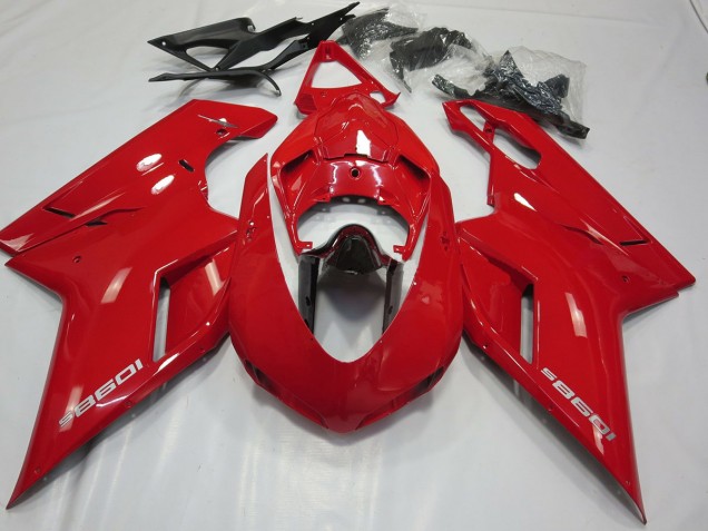 OEM Style Gloss Red 2007-2014 Ducati 848 1098 1198 Motorcycle Fairing OEM Style Gloss Red 2007-2014 Ducati 848 1098 1198 Motorcycle Fairing