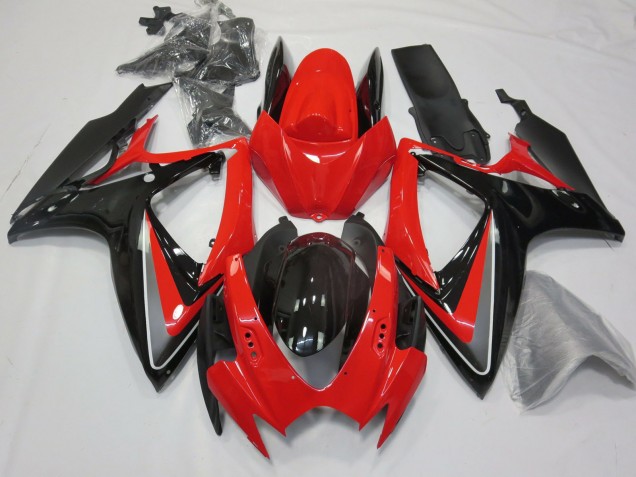 OEM Style Red 2006-2007 GSXR 600-750 Motorcycle Fairing