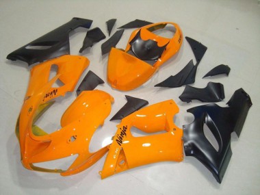 Orange Black 2005-2006 ZX6R Motorcycle Fairing