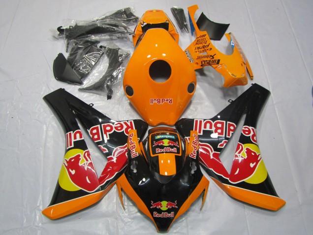 Orange RedBull 2008-2011 CBR1000RR Motorcycle Fairing Orange RedBull 2008-2011 CBR1000RR Motorcycle Fairing