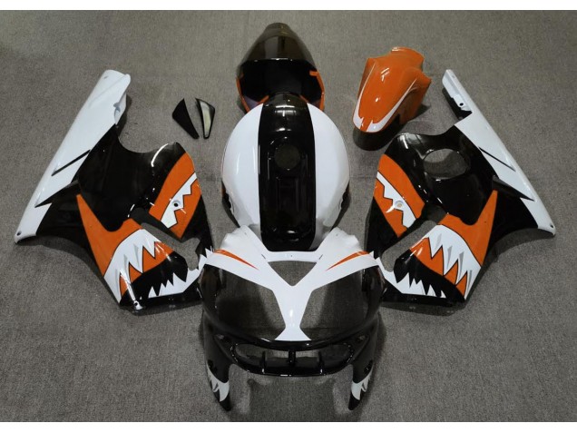 Orange Shark 2002-2005 ZX12R Motorcycle Fairing Orange Shark 2002-2005 ZX12R Motorcycle Fairing
