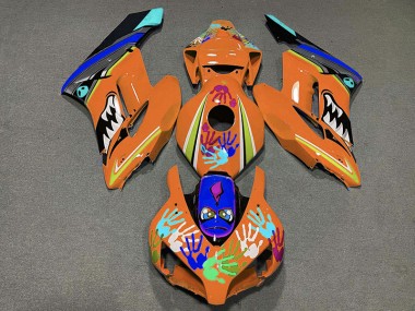 Orange Shark 2004-2005 CBR1000RR Motorcycle Fairing